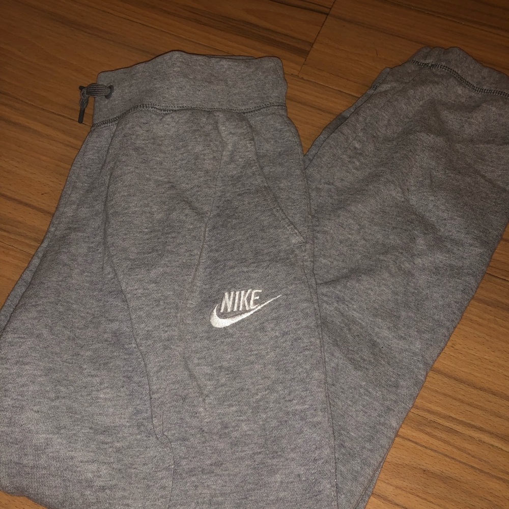 Black and Grey Nike joggers
